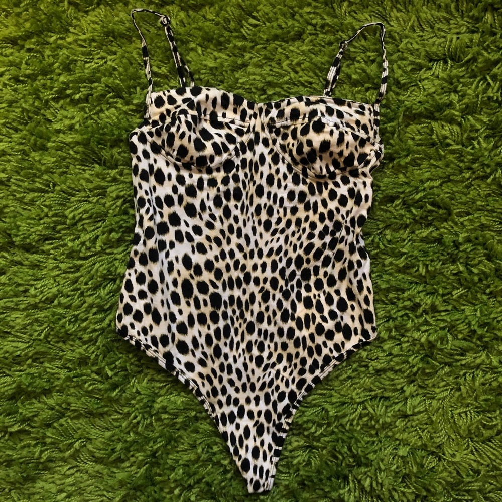 Princess Polly Motel Cheetah Lanti Bodice Bodysuit